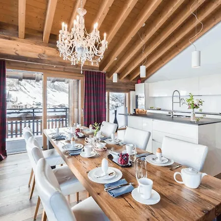 아파트 Luxury Penthouse With Views Of The Matterhorn